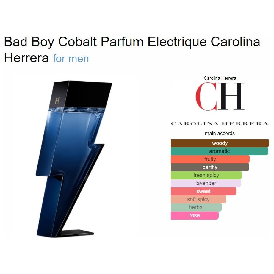 Carolina Herrera Bad Boy Cobalt EDP عطر – Bronze