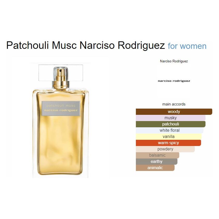 Narciso Rodriguez: Patchouli Musc عطر – Bronze