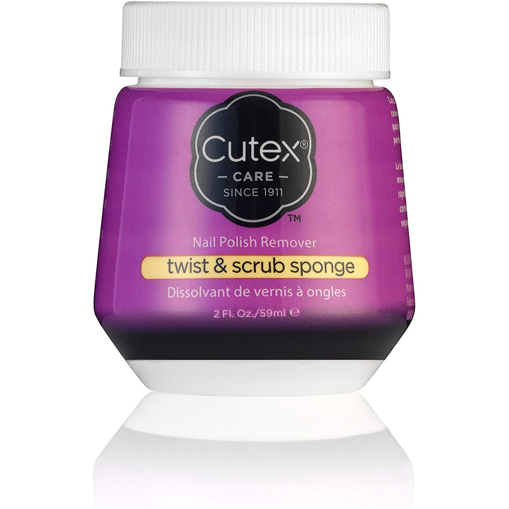 Cutex Care Nail Polish Remover Twist & Scrub Sponge Bronze