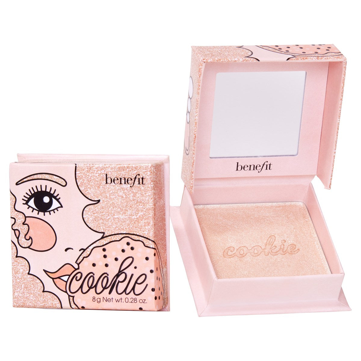 Benefit - Cookie Golden Pearl Highlighter@اضاءه بودرة