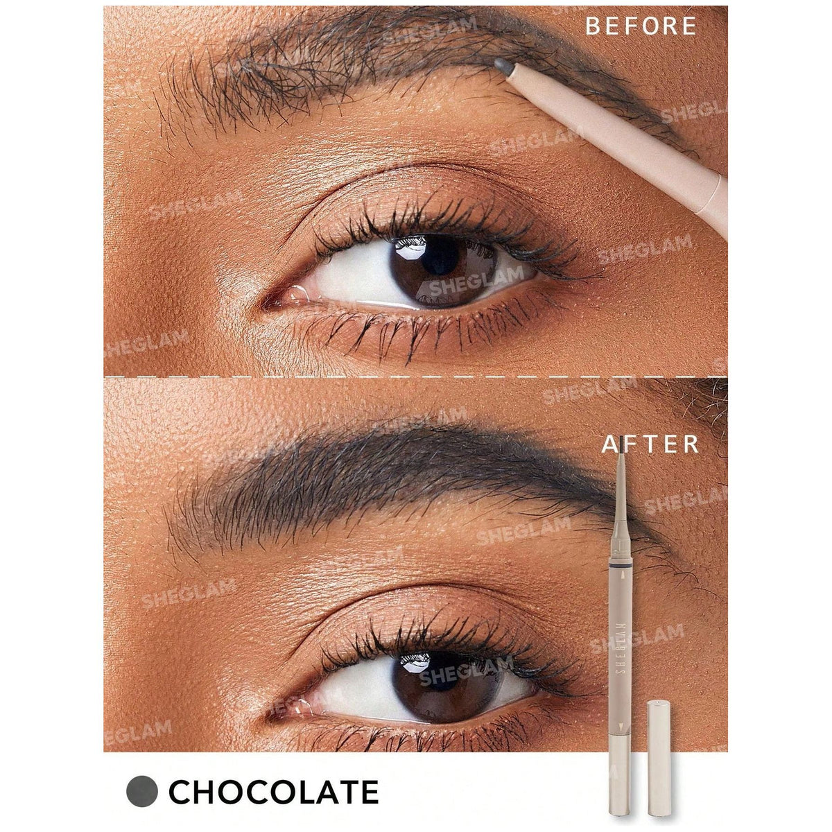 SHEGLAM - Brows On Demand 2-In-1 Brow Pencil @ قلم الحواجب
