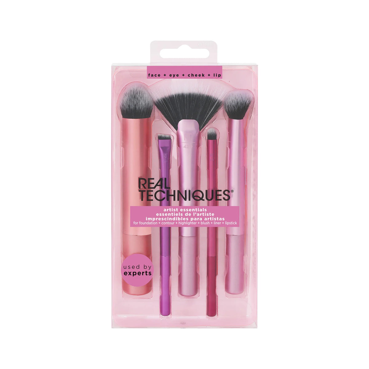 Real Techniques - Artist Essentials Makeup Brush Set @ مجموعة الوجه