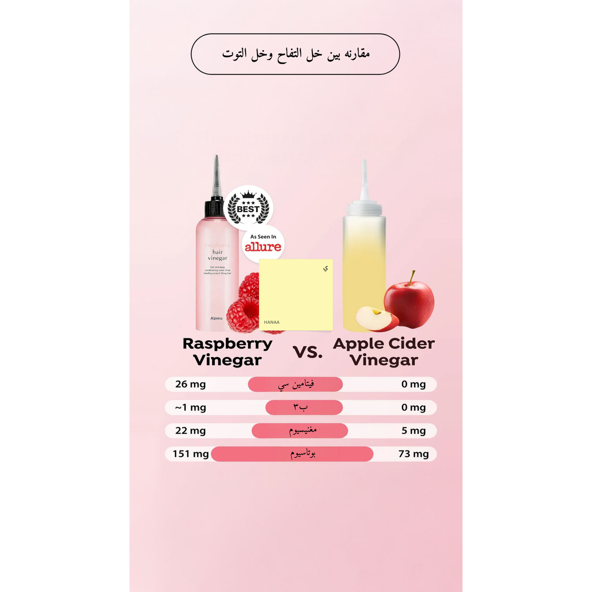 A'PIEU - Raspberry Vinegar Hair