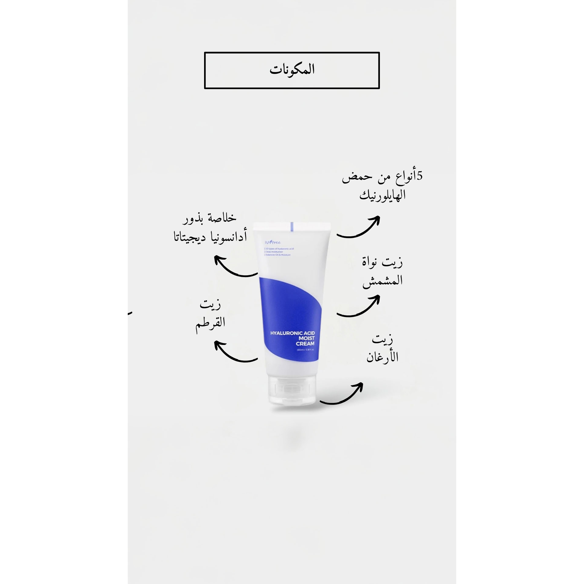 ISNTREE -  Hyaluronic Acid Moist Cream