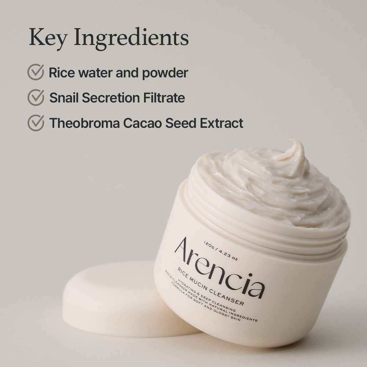 Arencia - Rice Mucin Cleanser