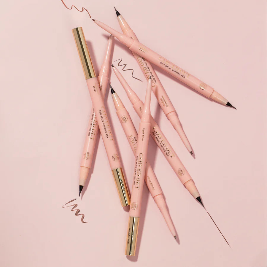 Bperfect X MRS. Glam Carved Out Duo Brow Carving Pencil قلم الحواجب