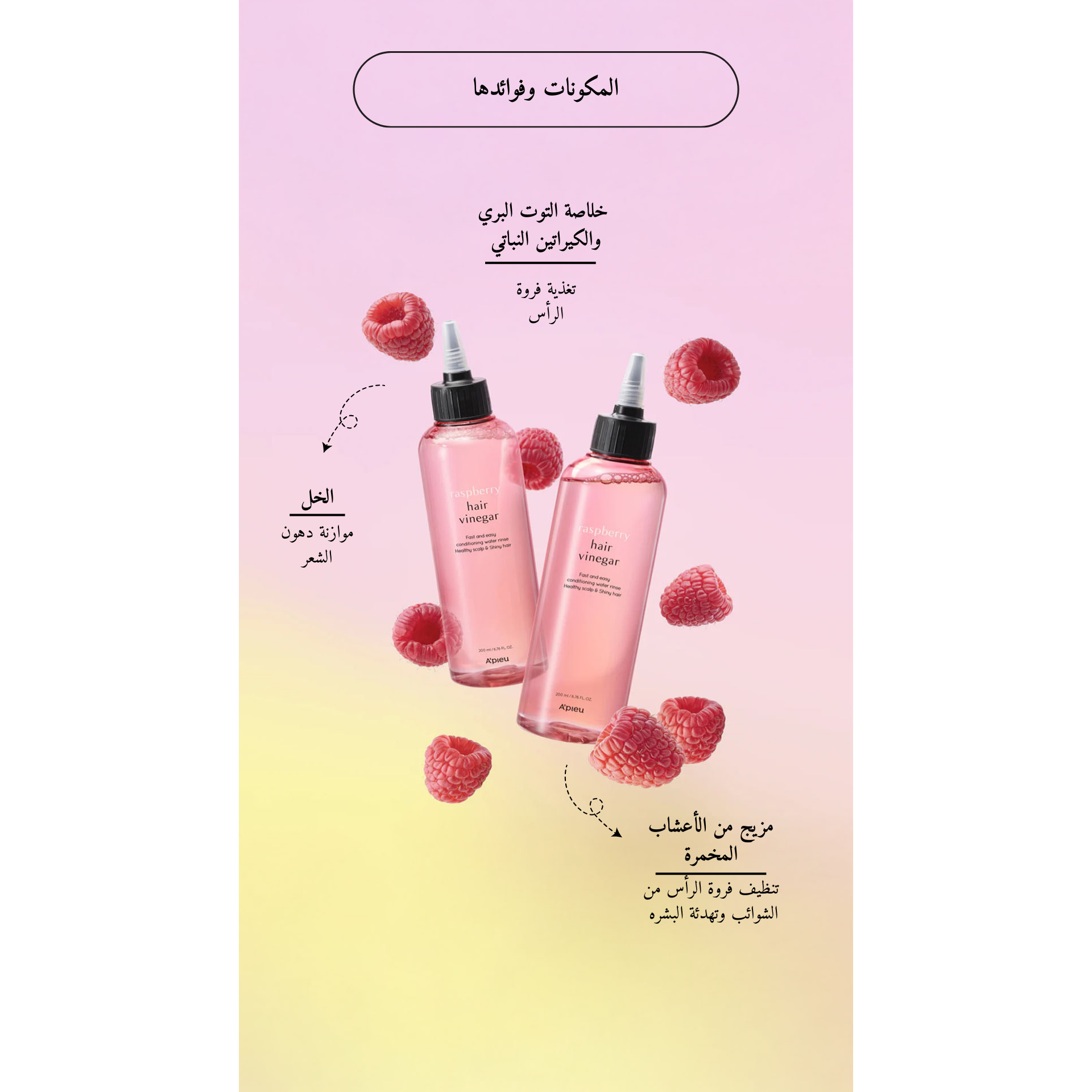 A'PIEU - Raspberry Vinegar Hair