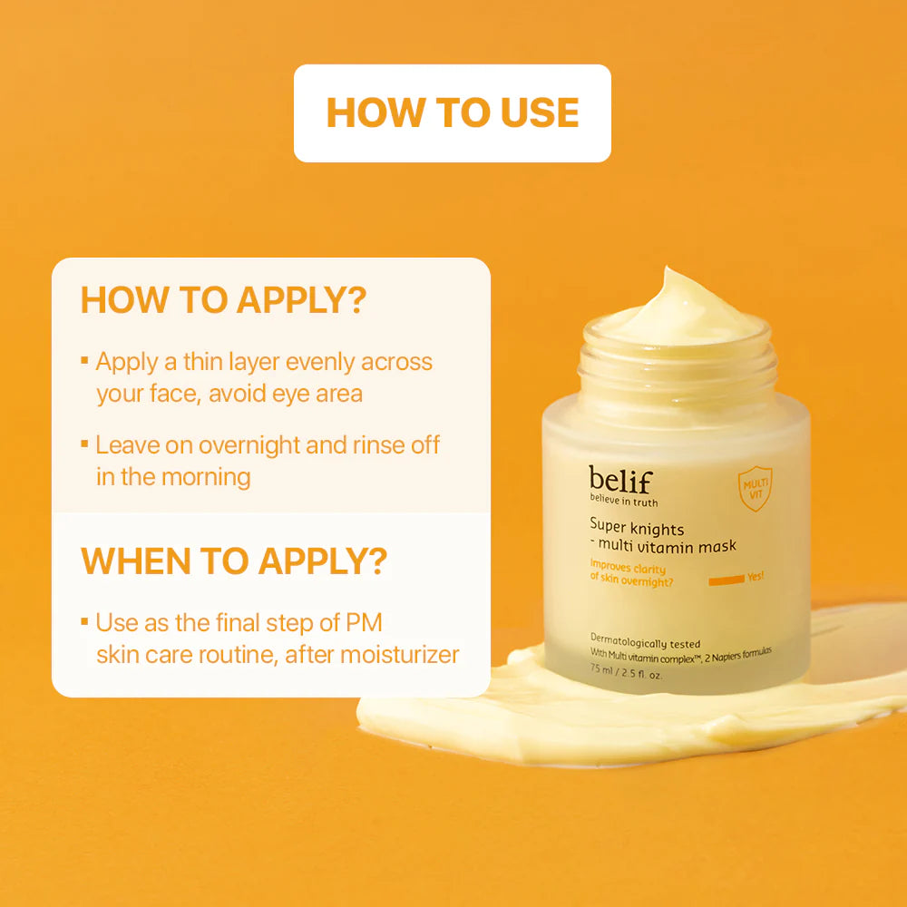 BELIF - Super Knights Multi Vitamin Mask