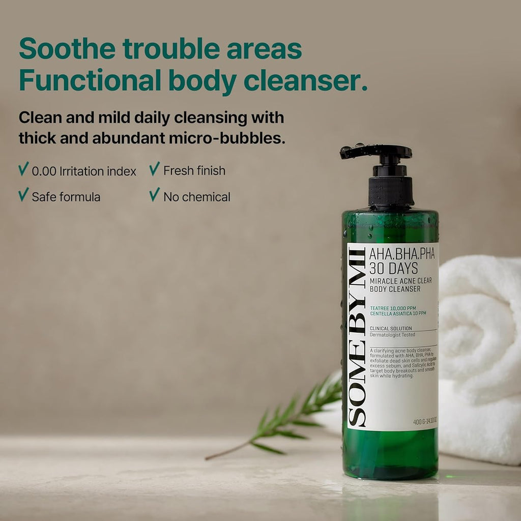 SOME BY MI- AHA-BHA-PHA 30 Days Miracle Acne Clear Body Cleanser @ غسول الجسم