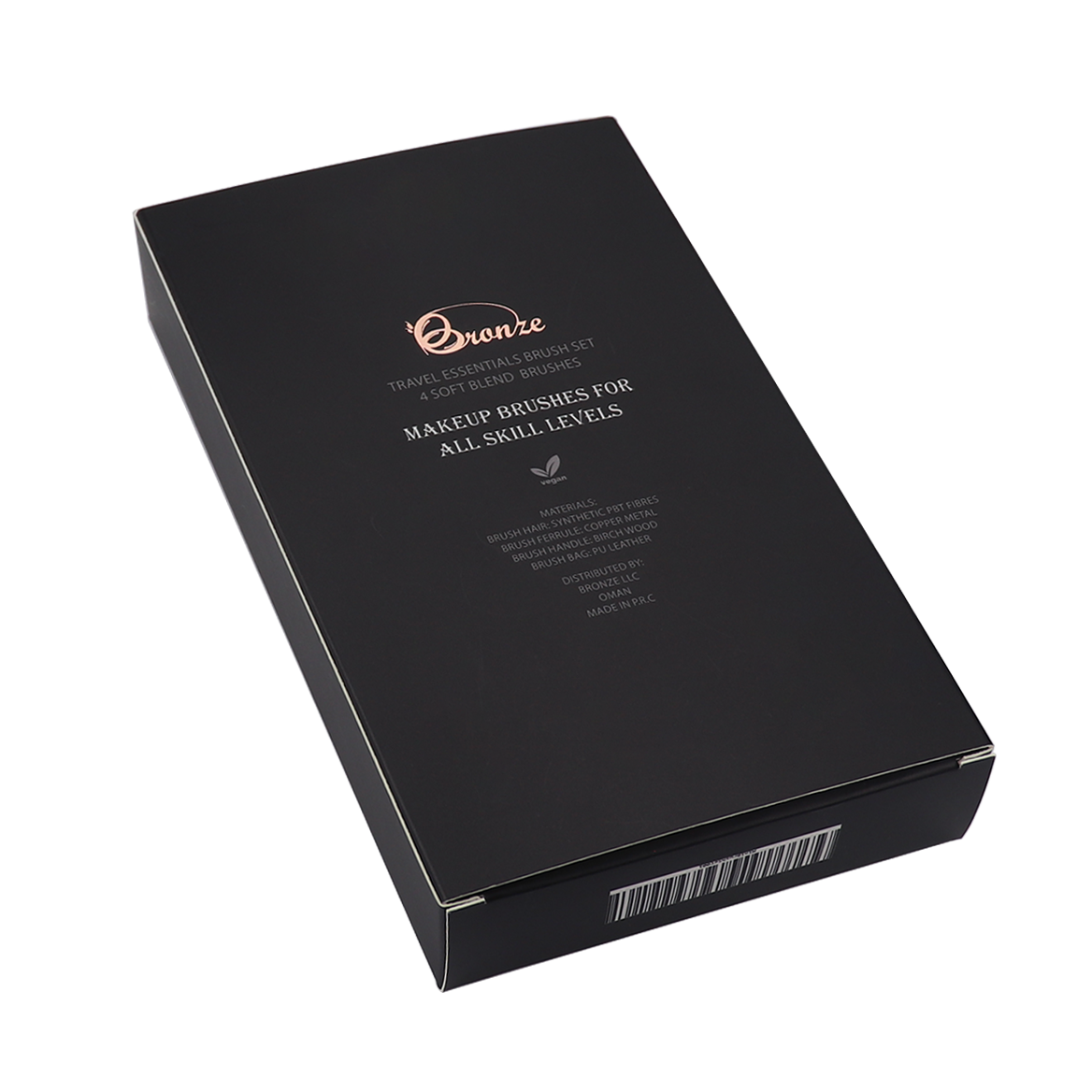 Bronze Travel Essentials Brush Set