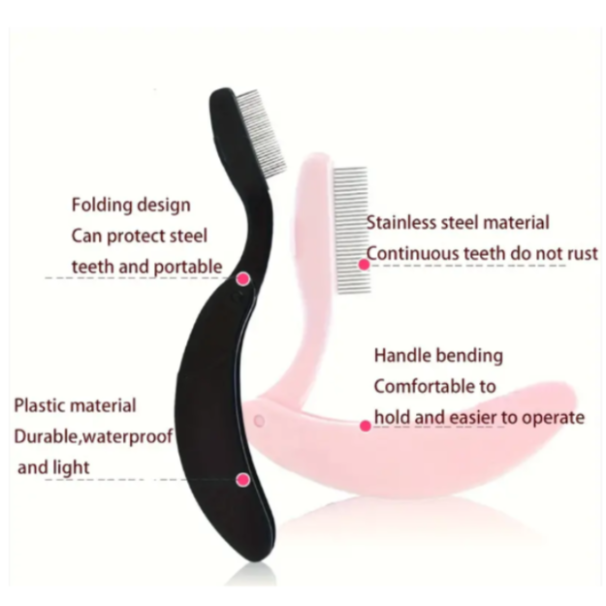 Folding Eyelash Comb