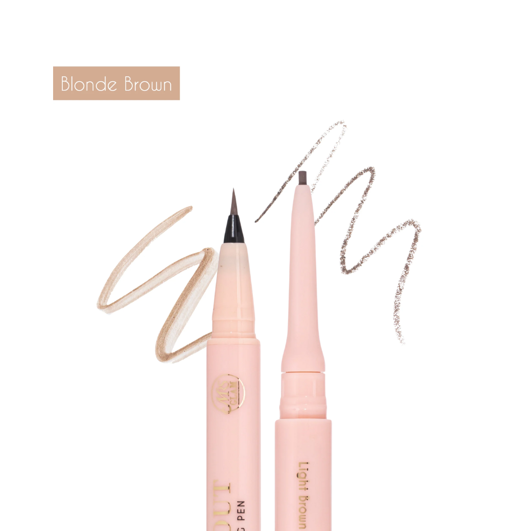 Bperfect X MRS. Glam Carved Out Duo Brow Carving Pencil قلم الحواجب