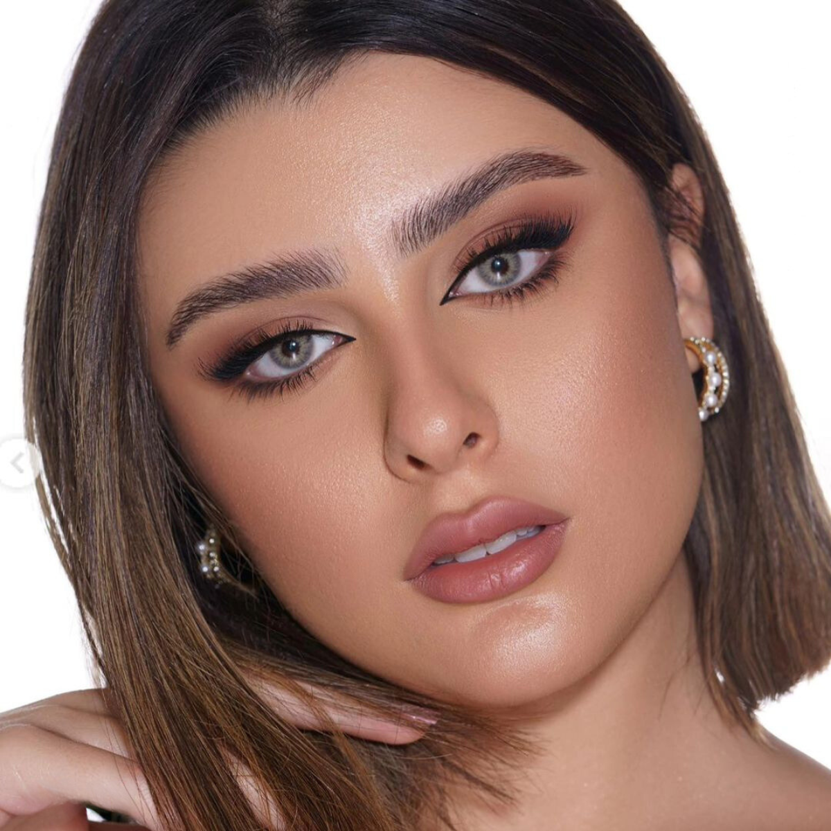 NEW LENS- Gray with Power one eye only نيولنس - جري مع قياس عدسة لعين واحدة