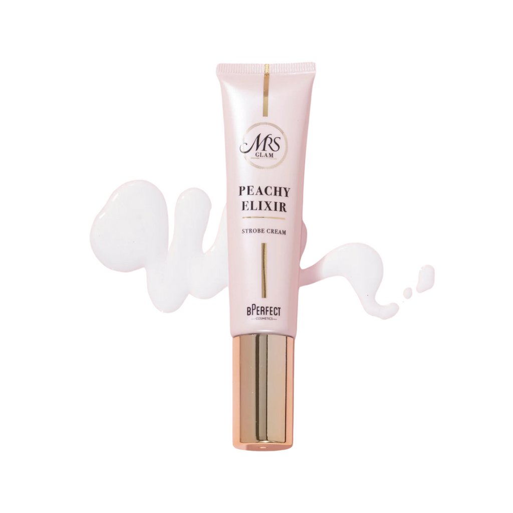 BPerfect Mrs Glam - Peachy Elixir Strobe Cream@ برايمر مرطب