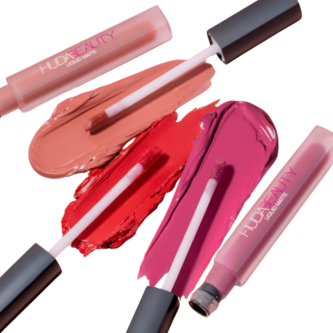 HUDA BEAUTY - Liquid Matte Ultra-Comfort Transfer-Proof Lipstick@احمر الشفاه مطفي
