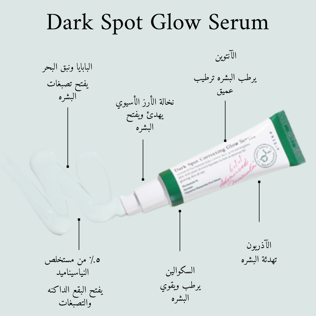 AXIS-Y -  Dark Spot Correcting Glow Serum@ سيروم النضارة و تصحيح البقع الداكنة
