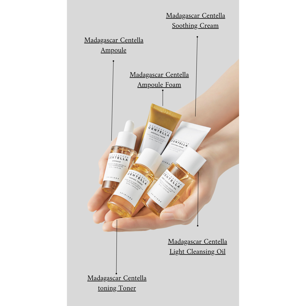 SKIN1004 Madagascar Centella Travel KIT @ مجموعة الترطيب