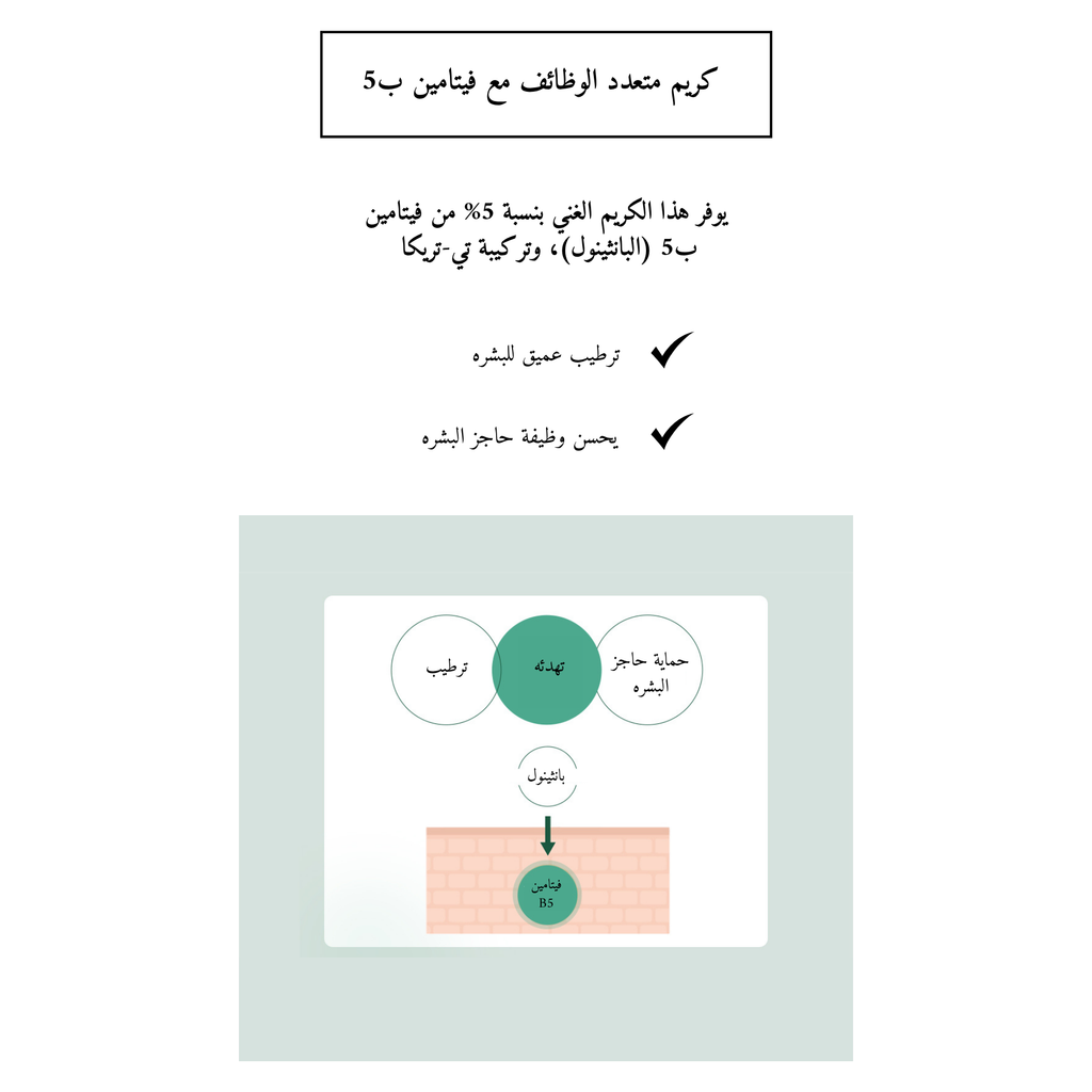 SKIN1004 Madagascar Centella - Tea-Trica B5 Cream @ كريم الوجه