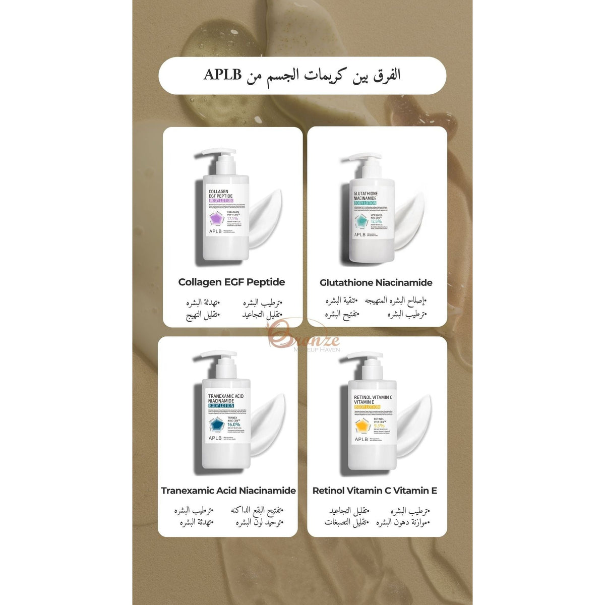 APLB - Retinol Vitamin C Vitamin E Body Lotion
