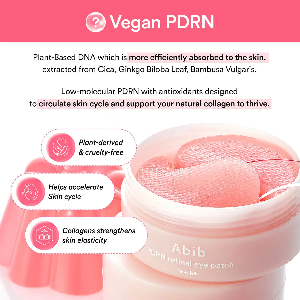 Abib - PDRN Retinal Eye Patch Glow Jelly جل تفتيح اسفل العين