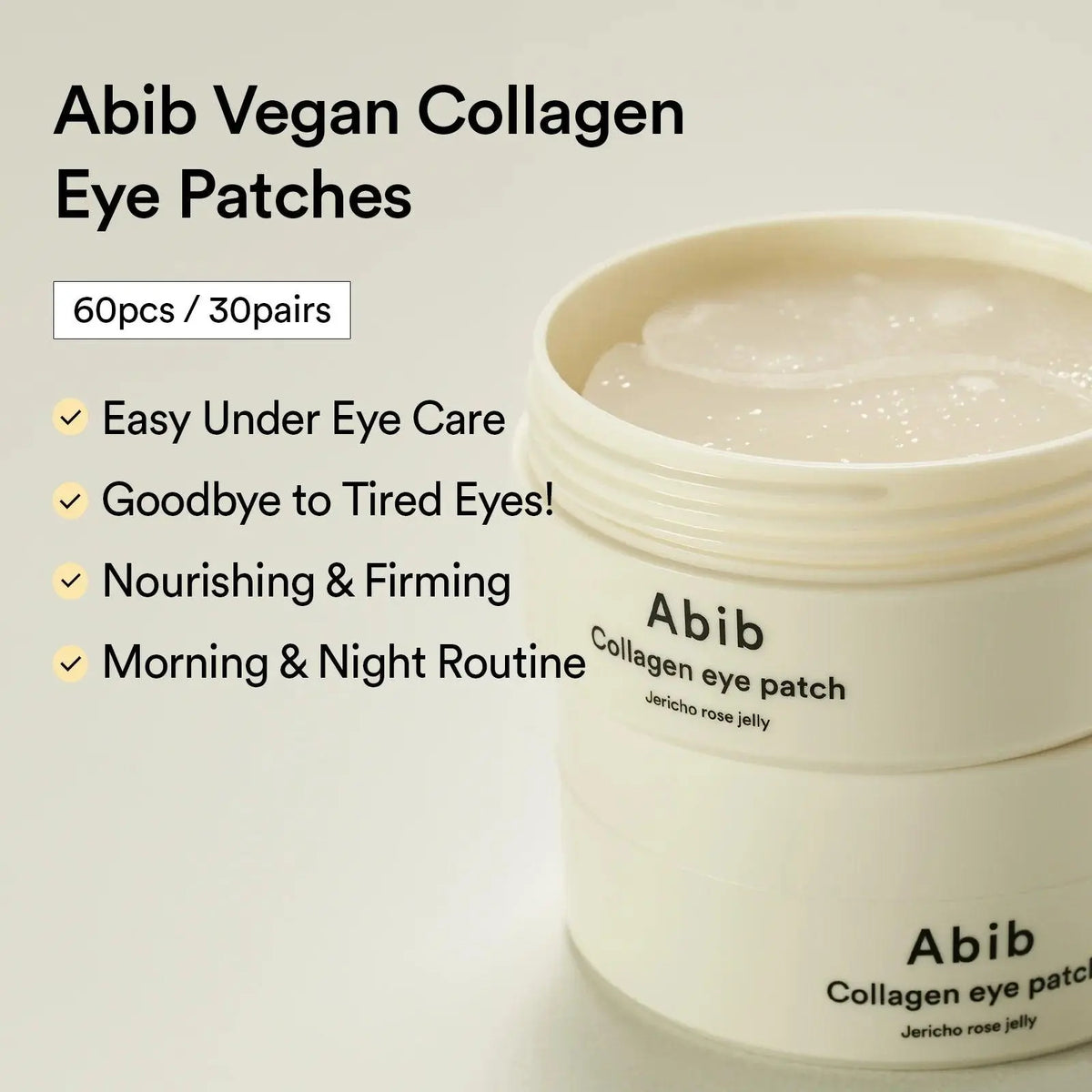 Abib - Collagen Eye Patch Jericho Rose Jelly لصقة العين