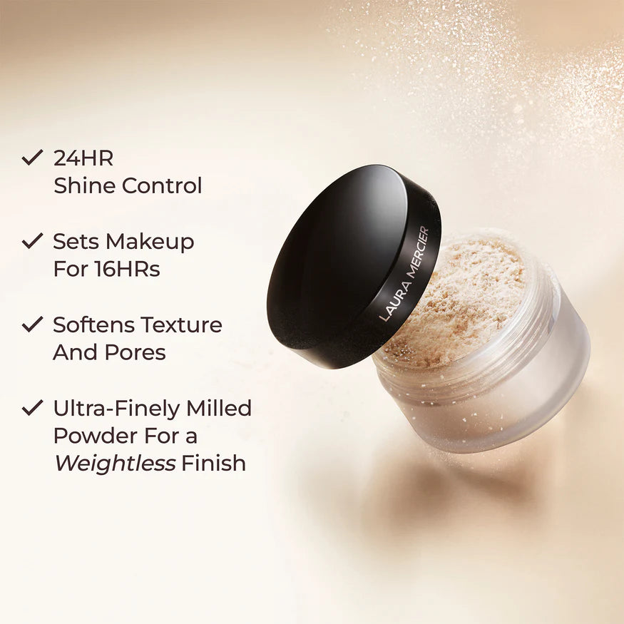 LAURA MERCIER  - Translucent Loose Setting Powder @ بودرة منثورة
