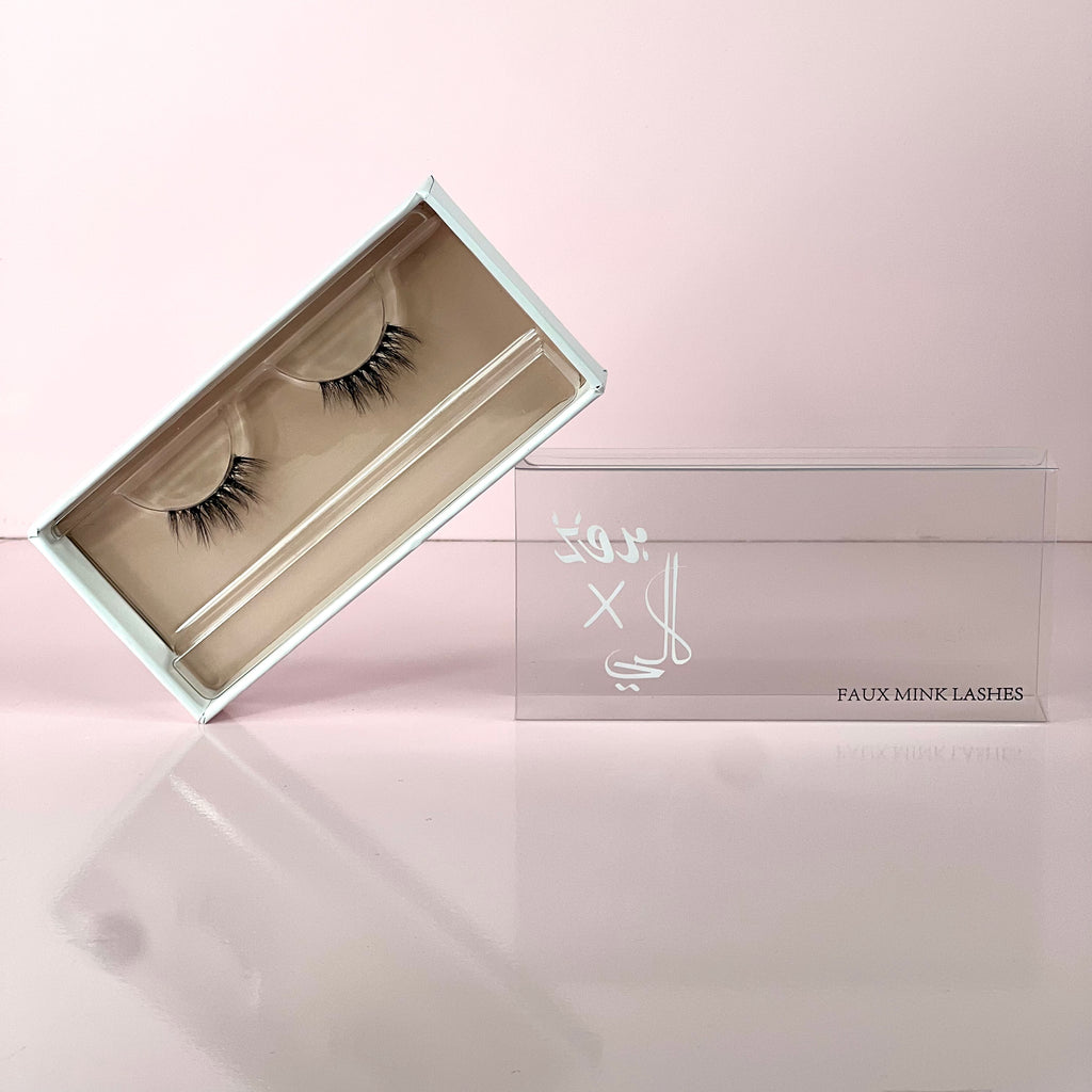 Bronze X Cali Faux Mink Lashes - Less Drama @ رموش طرفية