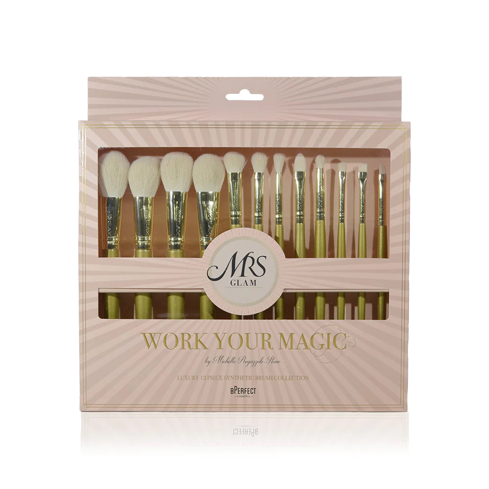 BPerfect Mrs Glam - Work Your Magic Brush Set @ فرشة الوجه والعين