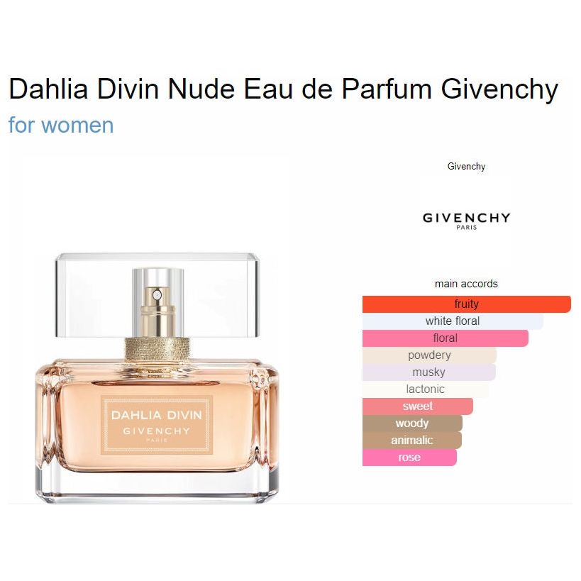 GIVENCHY - Dahlia Divin Nude | Eau De Parfum @ عطر