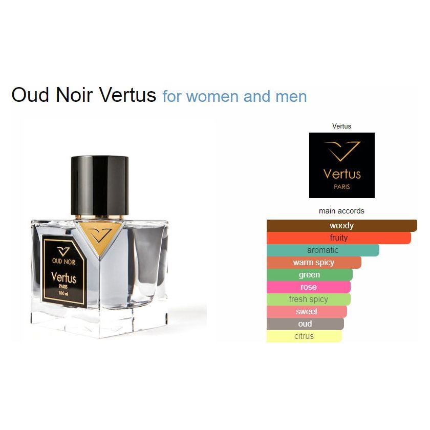 VERTUS-  Oud Noir 100ml - Unisex @ عطر