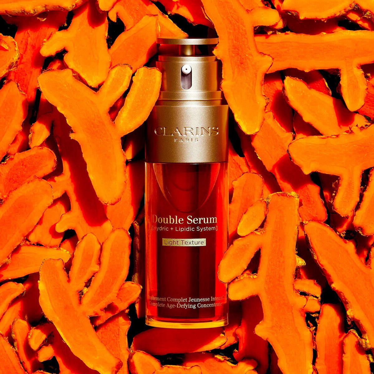 Clarins - Double Serum Light Texture Complete Intensive Youth Treatment 50ml @ سيروم الوجه