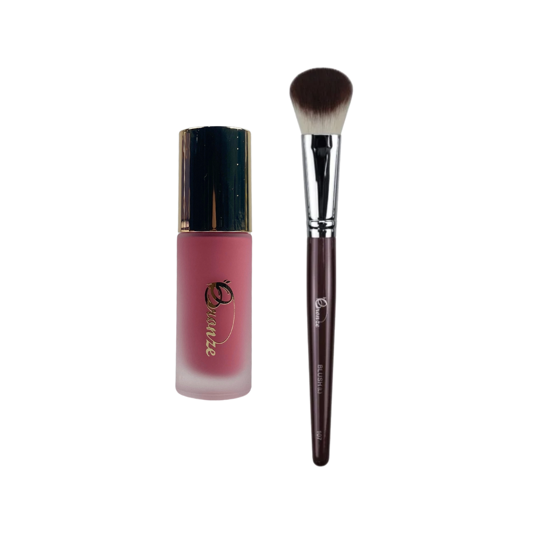BRONZE - 107 Blush (L) Brush x Soft Glow Blush Set