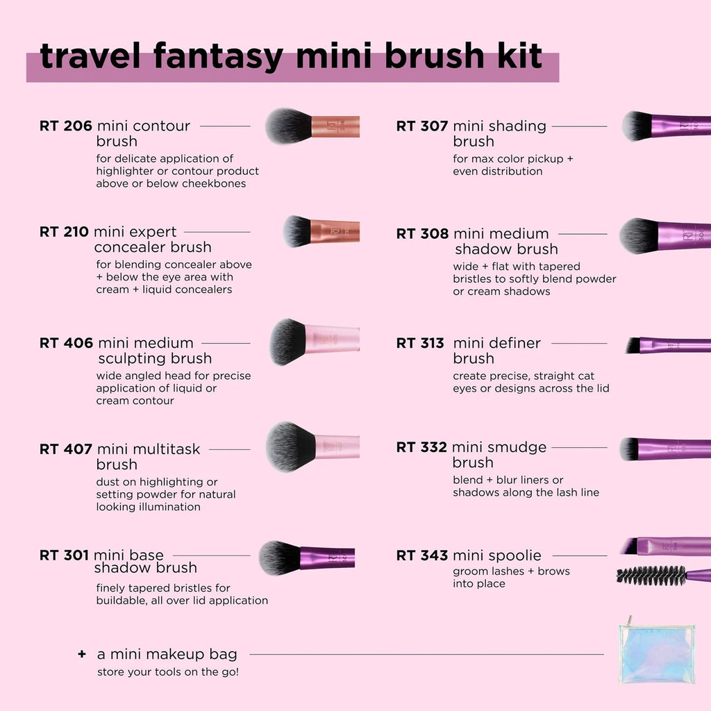 Real Techniques - Travel Fantasy Mini Brush Kit