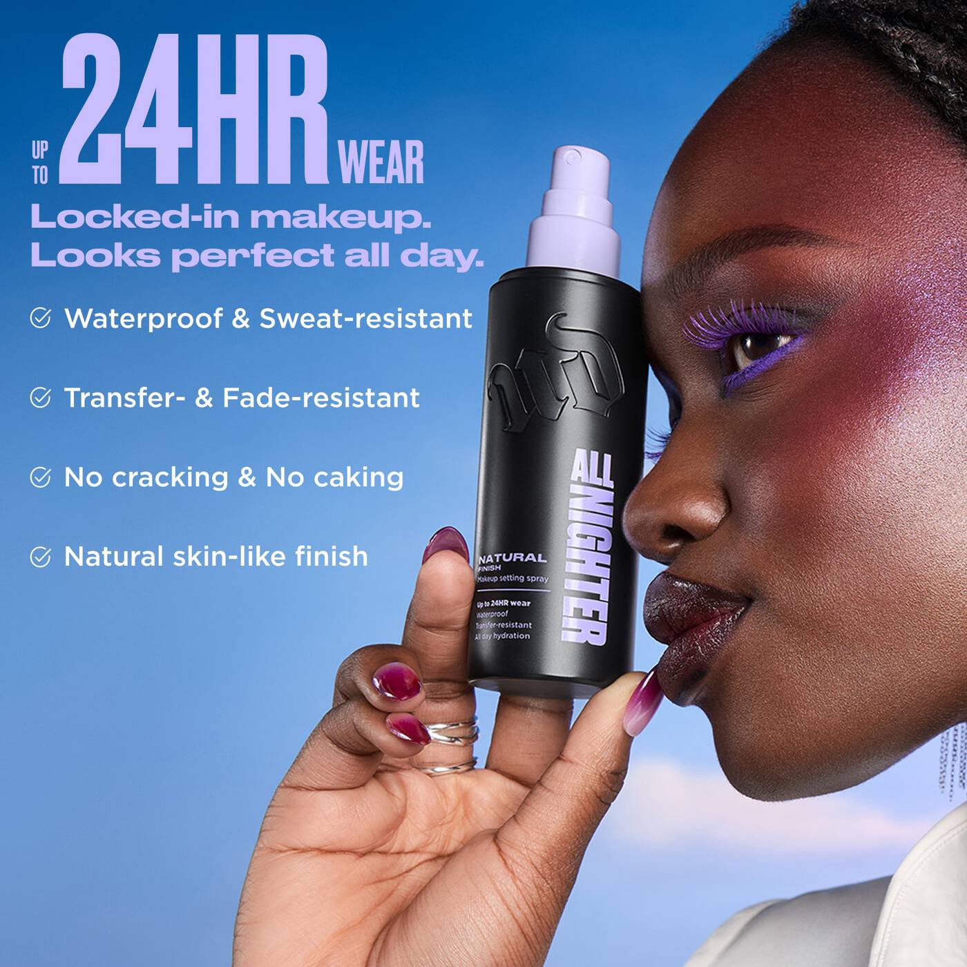 Urban Decay All Nighter Waterproof Natural Finish Setting Spray with 24HR Wear
