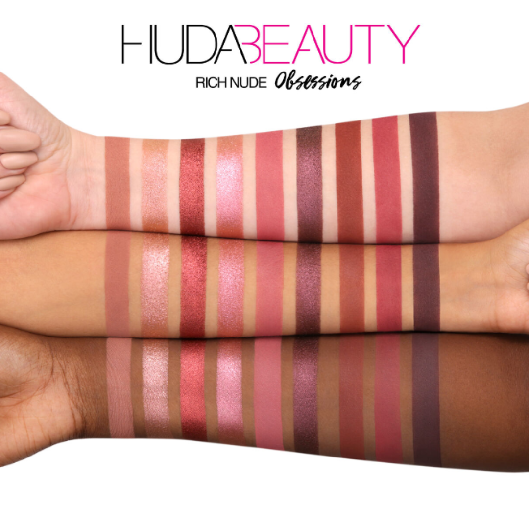 HUDA BEAUTY - Nude Obsessions  Eyeshadow Palette: Rich@باليت ظلال العيون