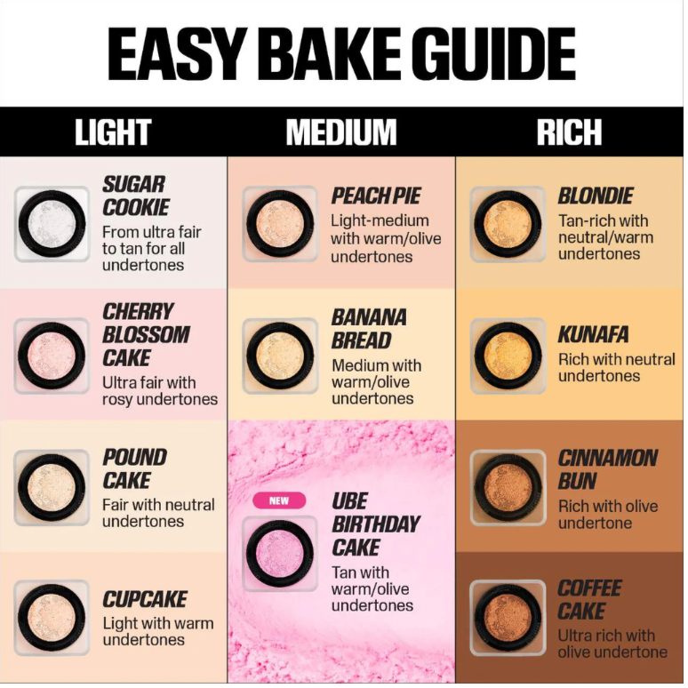 HUDA BEAUTY - Easy Bake Loose Baking & Setting Powder@بودره منثوره
