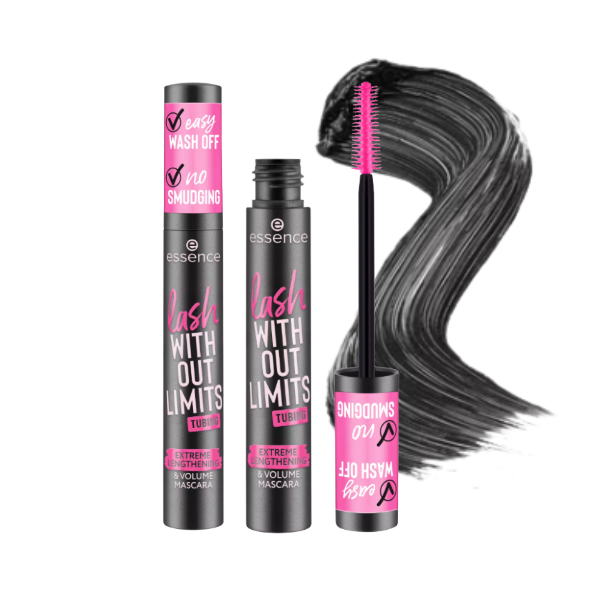 ESSENCE -Lash WITHOUT LIMITS TUBING Extreme Lengthening & Volume Mascara