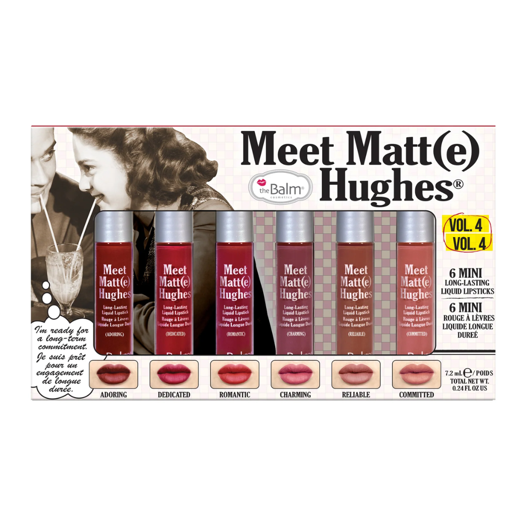 THE BALM - Meet Matt(e) Hughes® Vol. 4@ مجموعة أحمر الشفاة