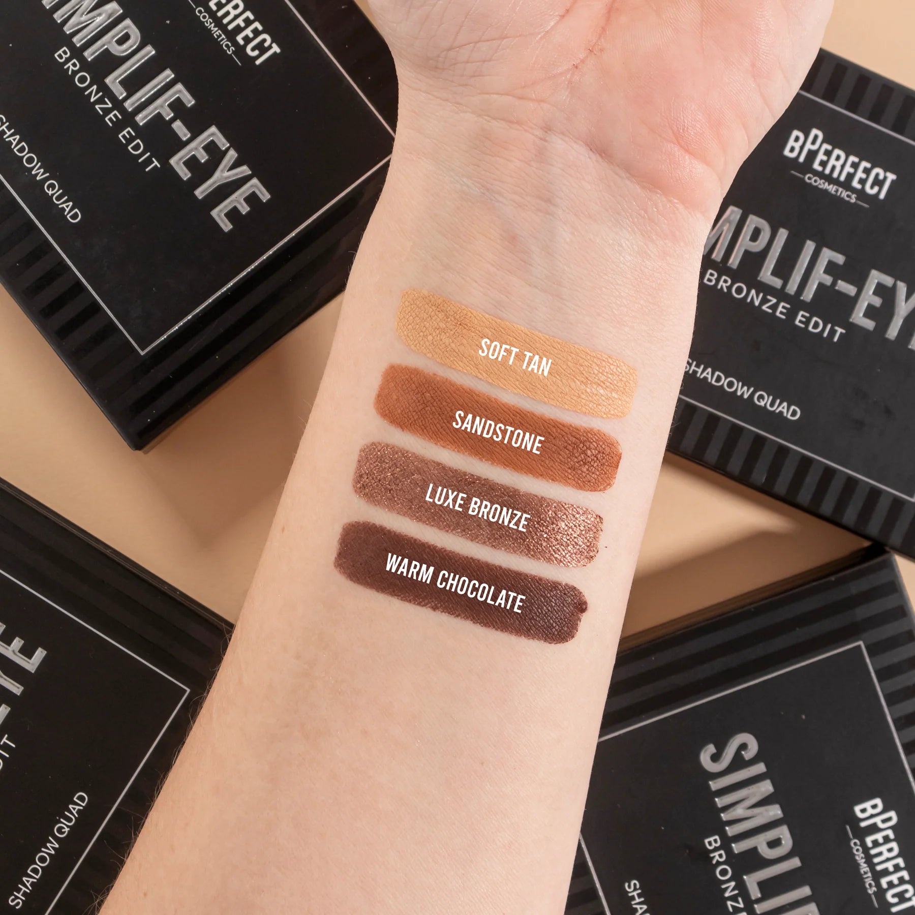 BPERFECT - Simplif-EYE Bronze Edit - Eyeshadow Palette