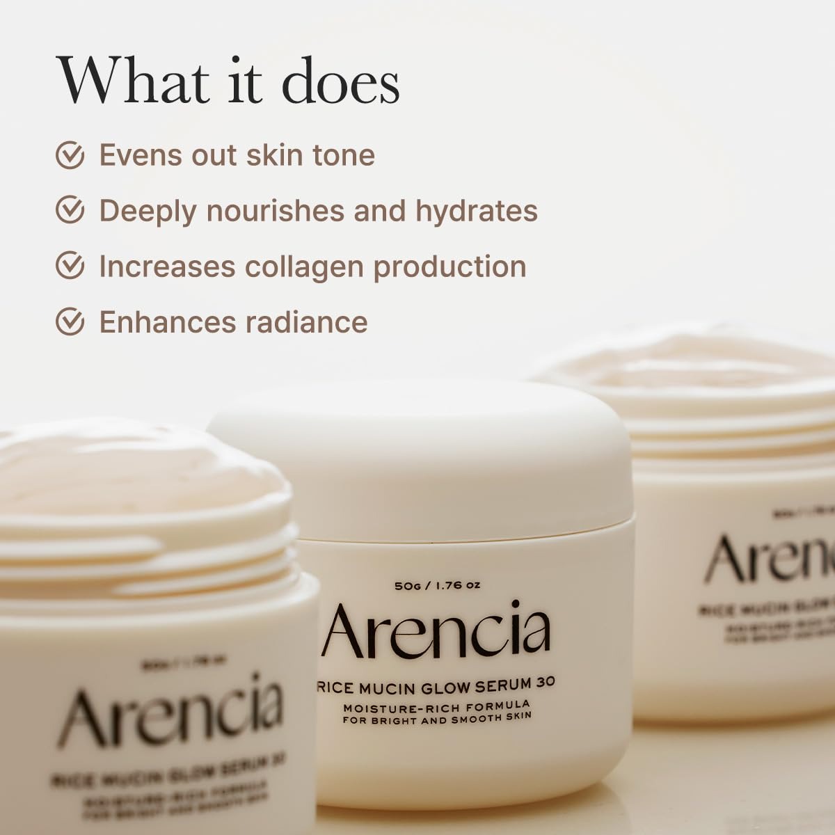 ARENCIA - Rice Mucin Glow Serum 30