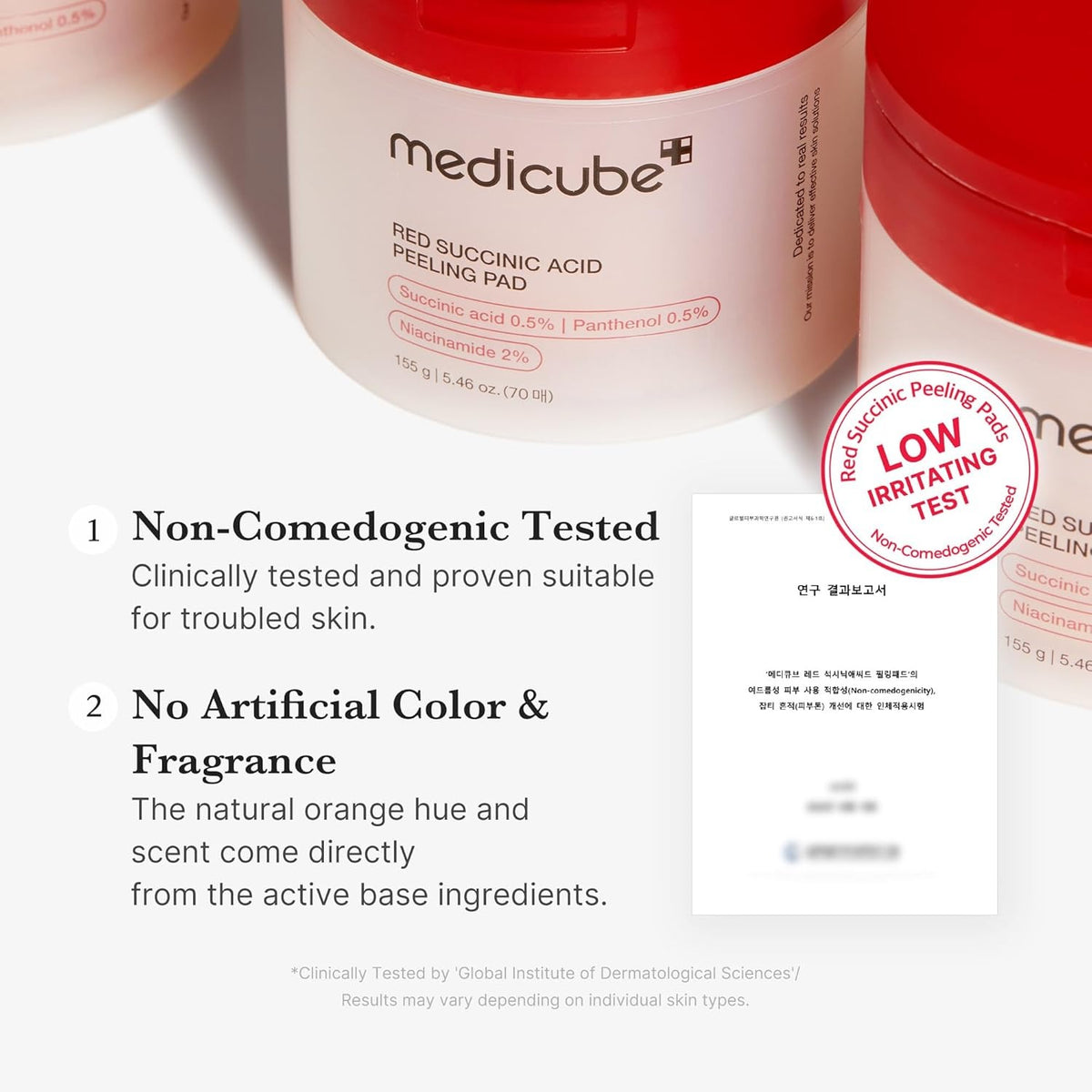 MEDICUBE - Red Succinic Acid Peeling Pad