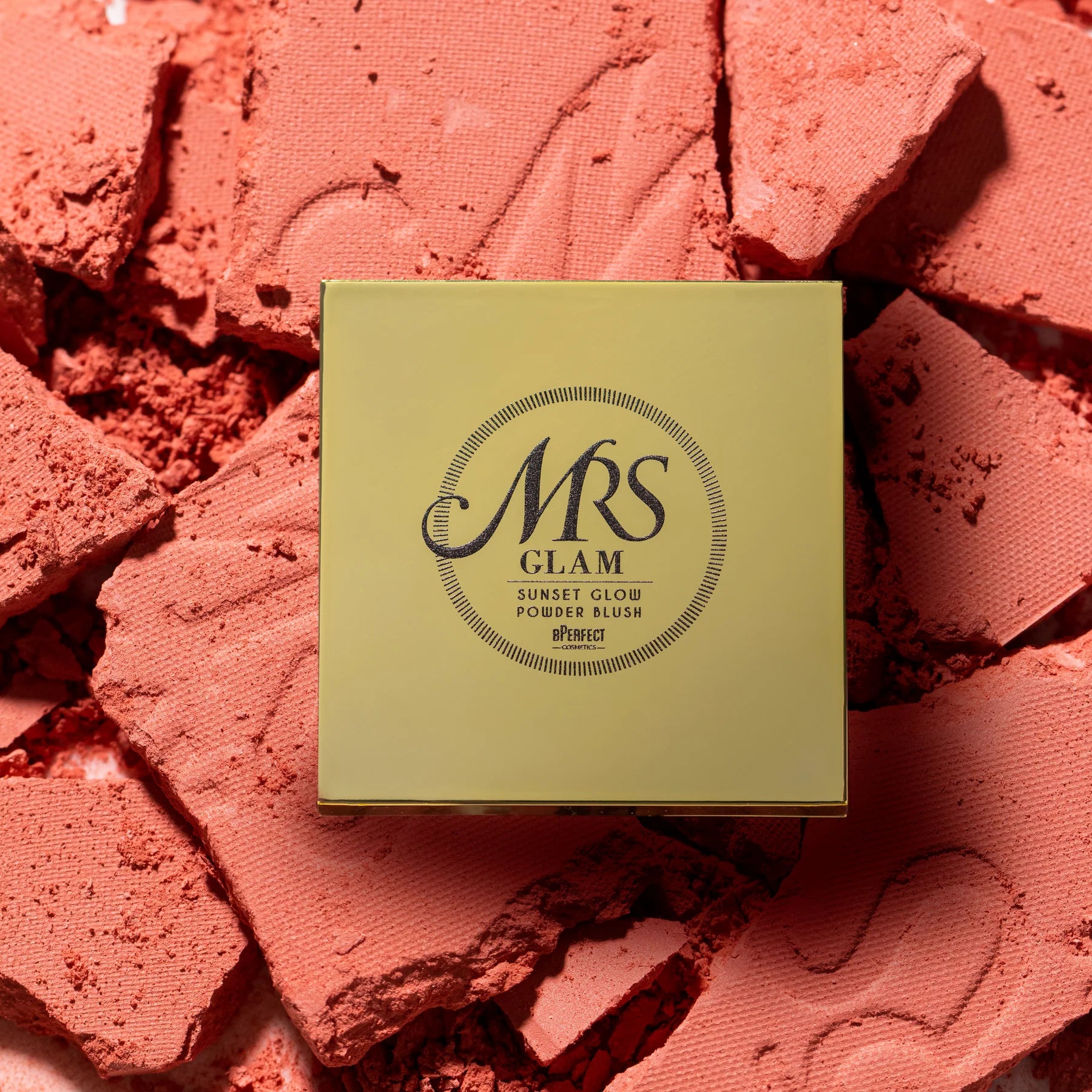 BPerfect Mrs Glam - Sunset Glow Powder Blusher@ أحمر الخدود