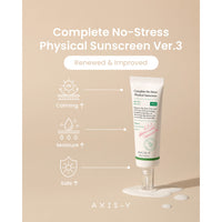 AXIS-Y Complete No-Stress Physical Sunscreen V3@ واقي من الشمس