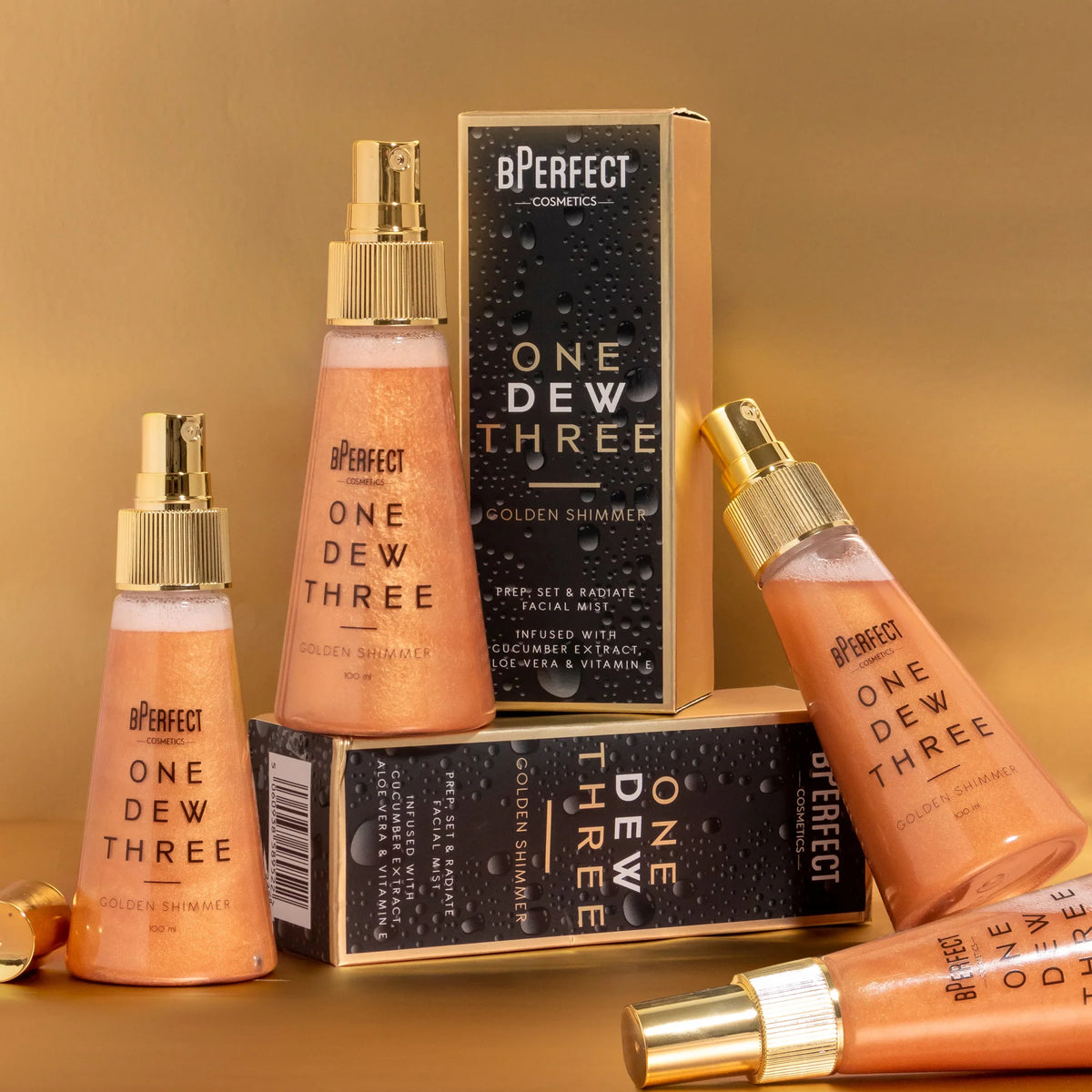 BPERFECT - One Dew Three Golden Shimmer Setting Spray