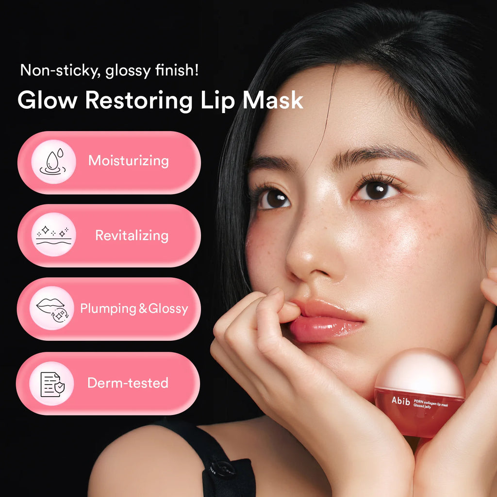 Abib - PDRN Collagen Lip Mask Glazed Jelly قناع شفاه