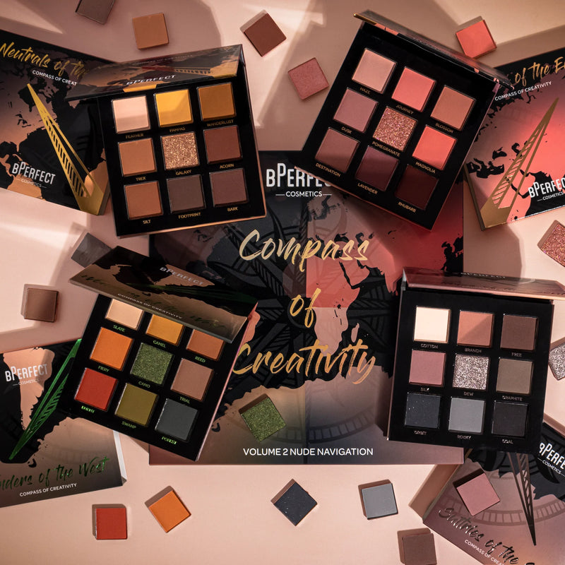 BPerfect Compass of Creativity Vol 2 - Neutrals of the North Eyeshadow Palette @ باليت ظلال العيون
