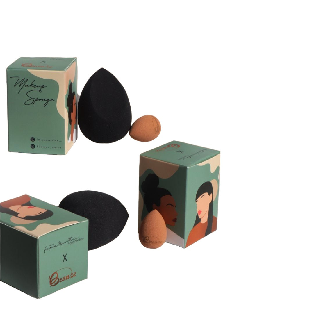 FM X BRONZE Makeup Sponge @ اف ام x اسفنجة برونز