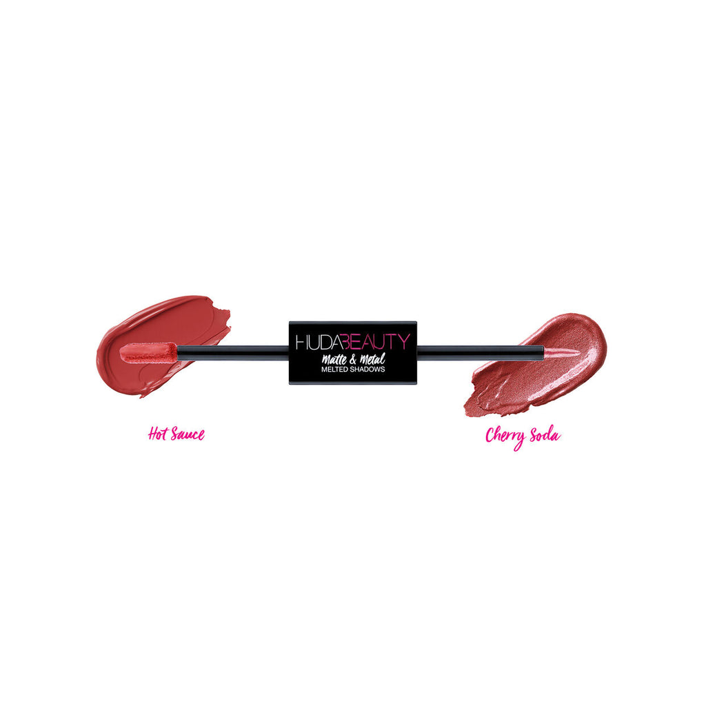Huda Beauty Matte & Metal Melted Shadows@ظلال العيون سائل