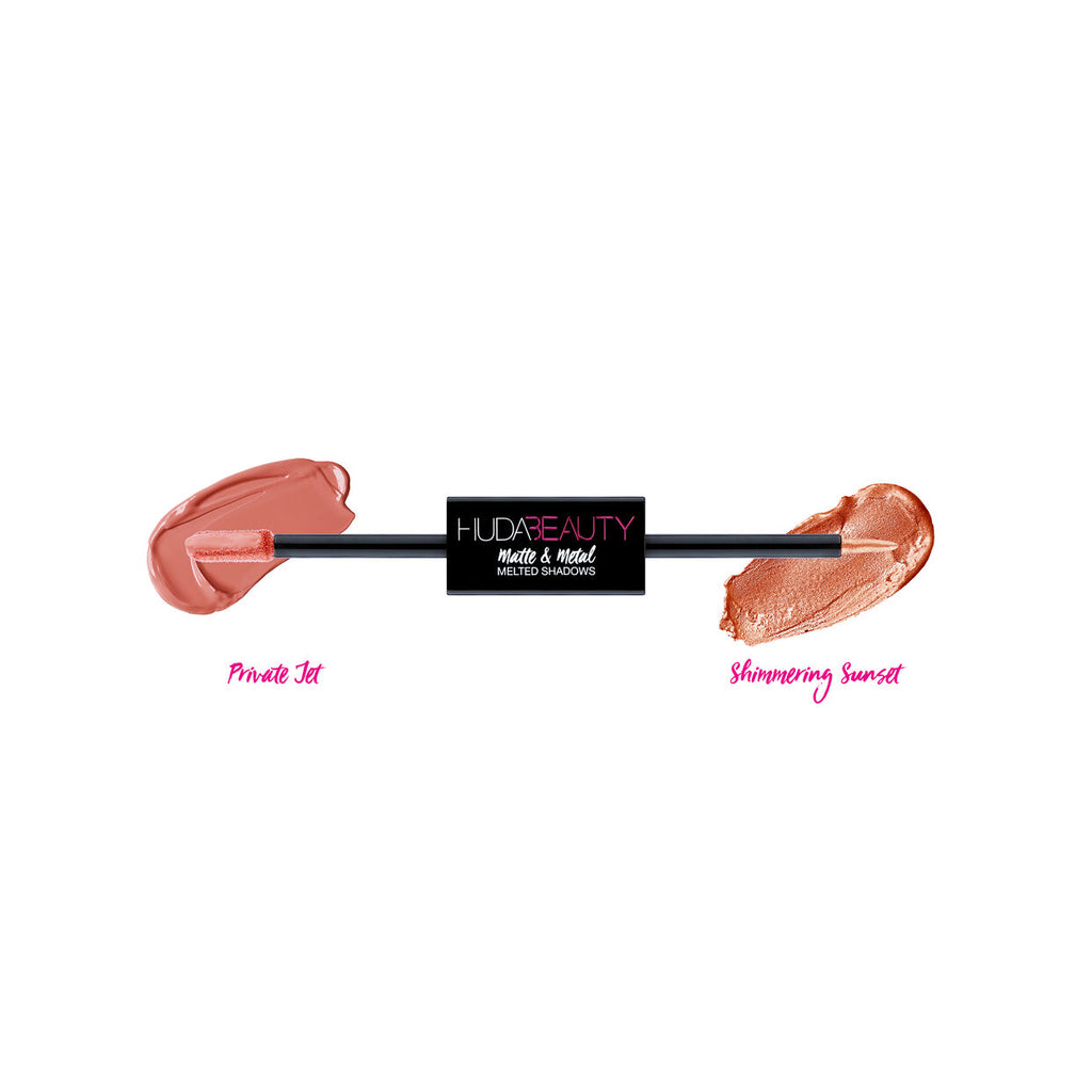 Huda Beauty Matte & Metal Melted Shadows@ظلال العيون سائل
