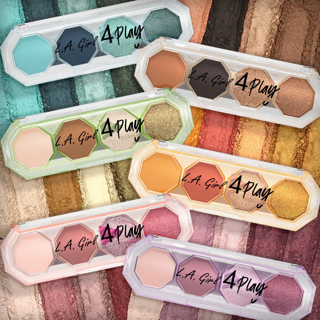 L.A Girl - 4 Play Eyeshadow Palette @ باليت ظلال العيون